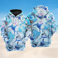 Shark Love Earth Ocean Art – 3D Hoodie