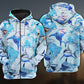 Shark Love Earth Ocean Art – 3D Hoodie
