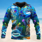 Shark Over Sea Adventure Style - 3D Hoodie2