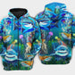 Shark Over Sea Awesome Art – 3D Hoodie