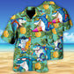 Shark Pineapple Tropical Leaf Pattern – Hawaiian Shirt