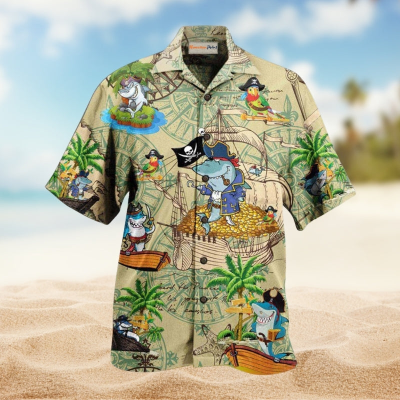 Sharks Amazing Pirate Shark Limited Edition – Hawaiian Shirt