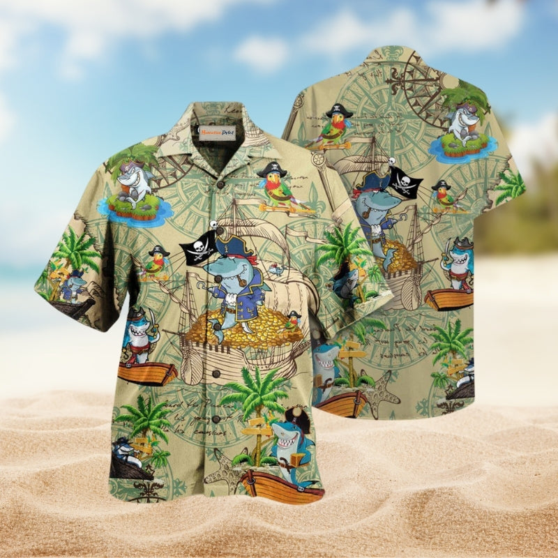 Sharks Amazing Pirate Shark Limited Edition – Hawaiian Shirt
