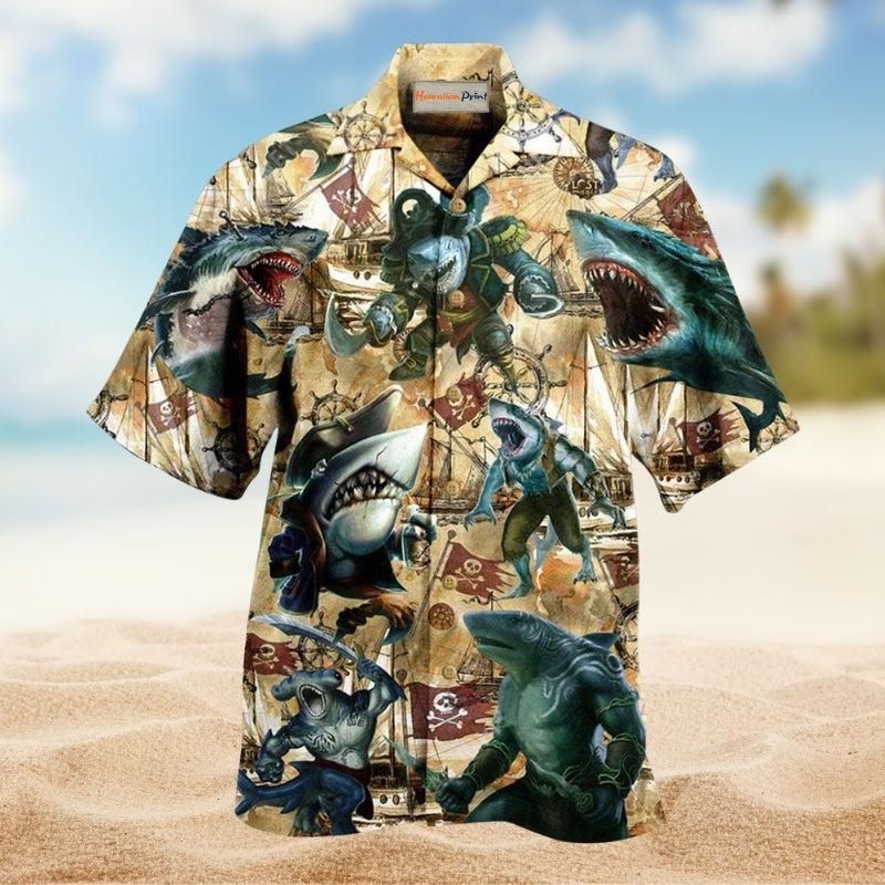 Sharks Be Jawsome Be A Shark Limited Edition – Hawaiian Shirt