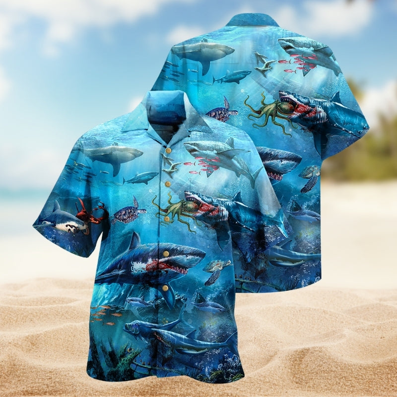 Sharks Bold Hunter Style Limited Edition – Hawaiian Shirt