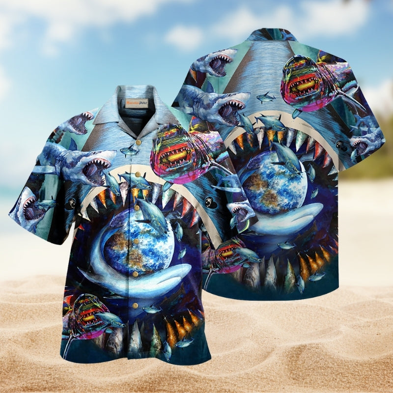 Sharks Love Earth Limited Edition – Hawaiian Shirt