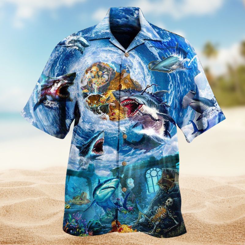 Sharks Treasure Edition – Hawaiian Shirt