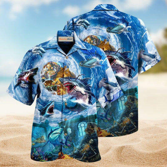 Sharks Treasure Edition – Hawaiian Shirt