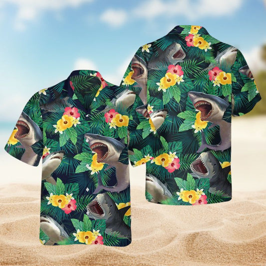 Sharks Tropical Summer Vibes Edition – Hawaiian Shirt