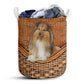 Shetland Sheepdog Rattan Teaxture So Cute - Laundry Basket - Owls Matrix LTD