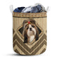 Shih Tzu Wickerwork Hole - Laundry Basket - Owls Matrix LTD