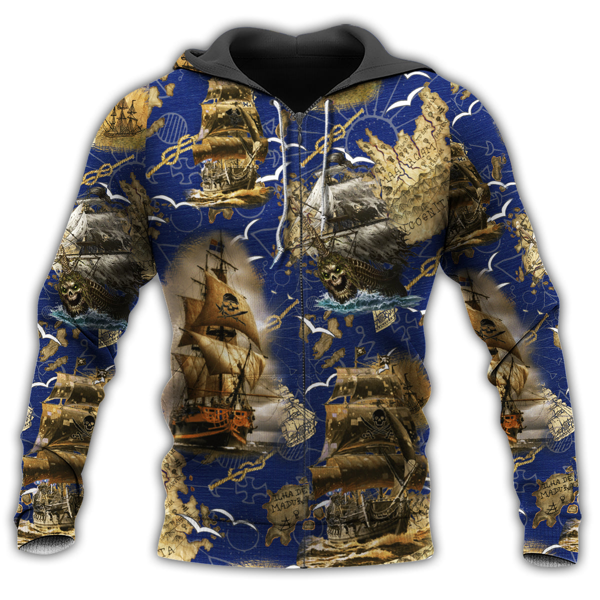 Amazing Pirate Ship Art – 3D Hoodie