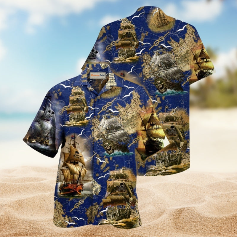 Ship Amazing Pirate Ship Limited Edition – Hawaiian Shirt