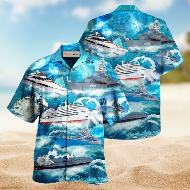 Ship Over Sea Edition – Hawaiian Shirt