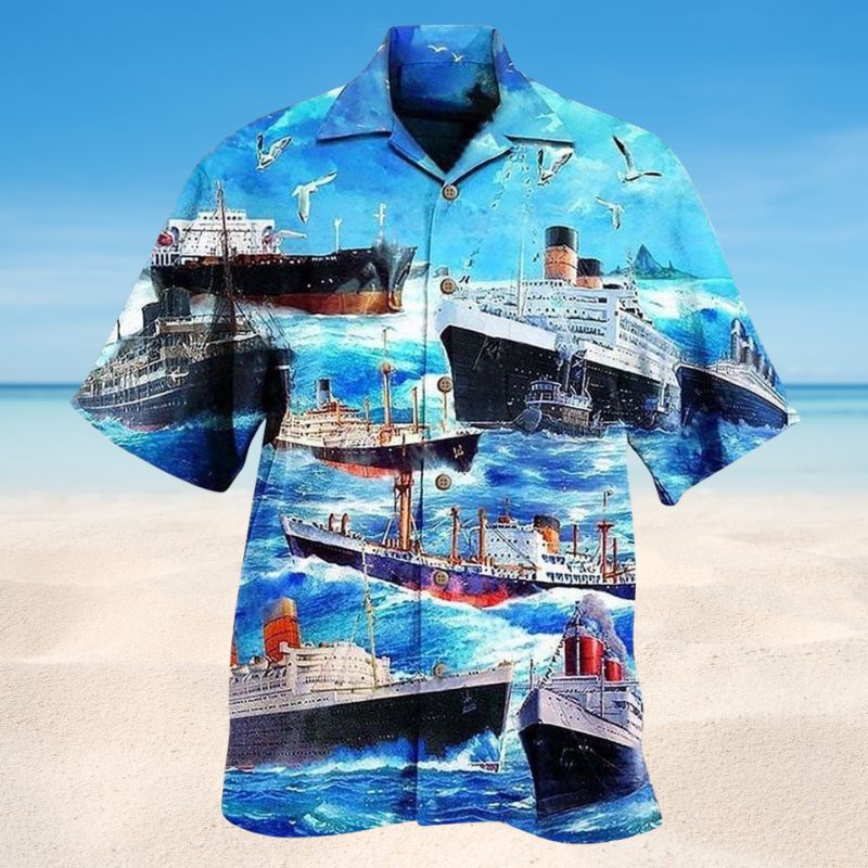 Ships Love Ocean And Sky Style – Hawaiian Shirt