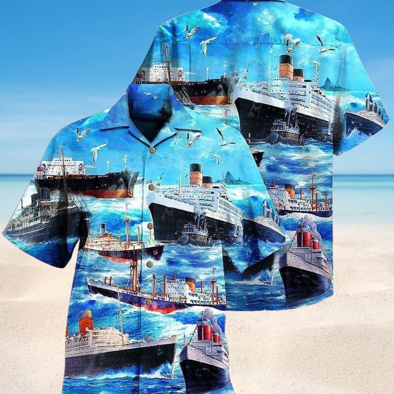 Ships Love Ocean And Sky Style – Hawaiian Shirt