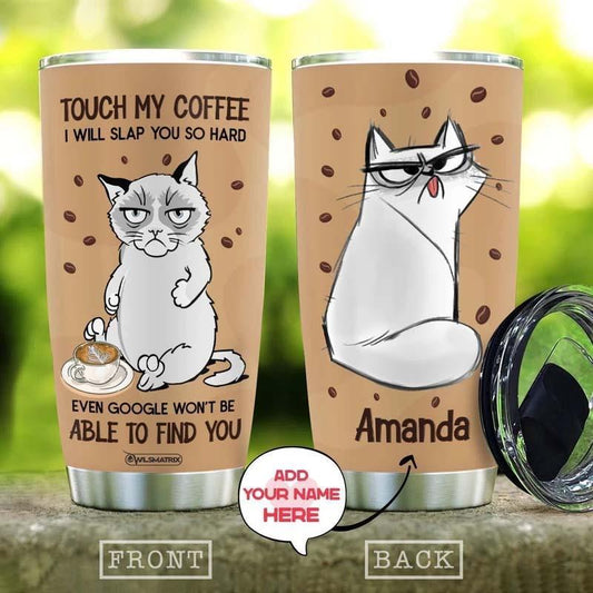Cat Need Coffee Personalized 20 Oz Tumbler For Hot Cold Drinks And Travel