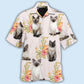 Siamese Cat Tropical Floral Style – Hawaiian Shirt