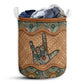 Sign Language Rattan Mandala - Laundry Basket - Owls Matrix LTD
