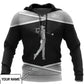 Silver Golf Custom Art – 3D Hoodie