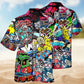 Skate Cool Street Style – Hawaiian Shirt