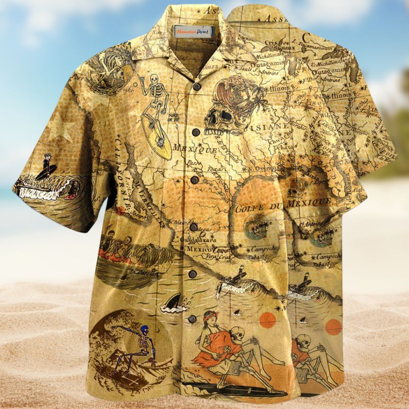Skeleton Surfing Edition – Hawaiian Shirt