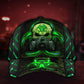 Skull Biohazard Mask Green – Classic Cap