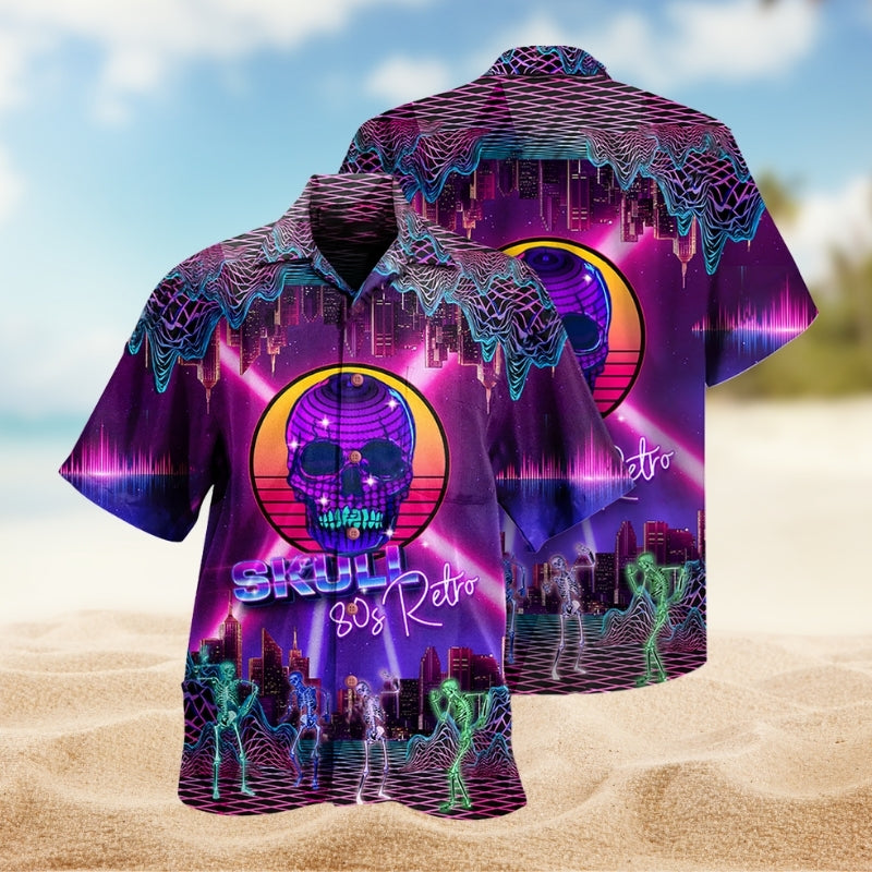 Skull 80s Retro Limited Edition – Hawaiian Shirt