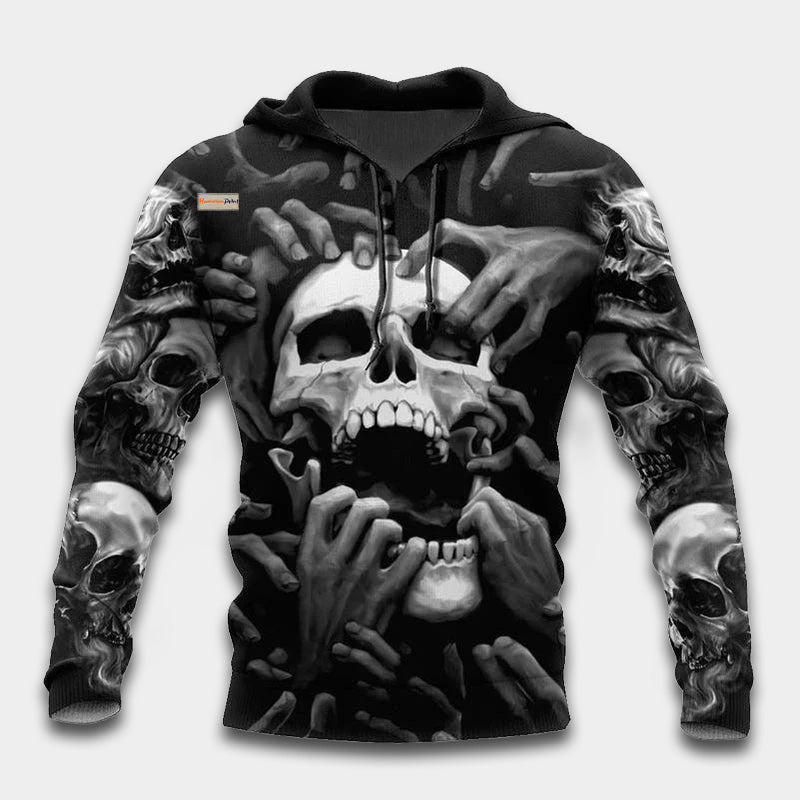 Skull Amazing Scream Art – 3D Hoodie