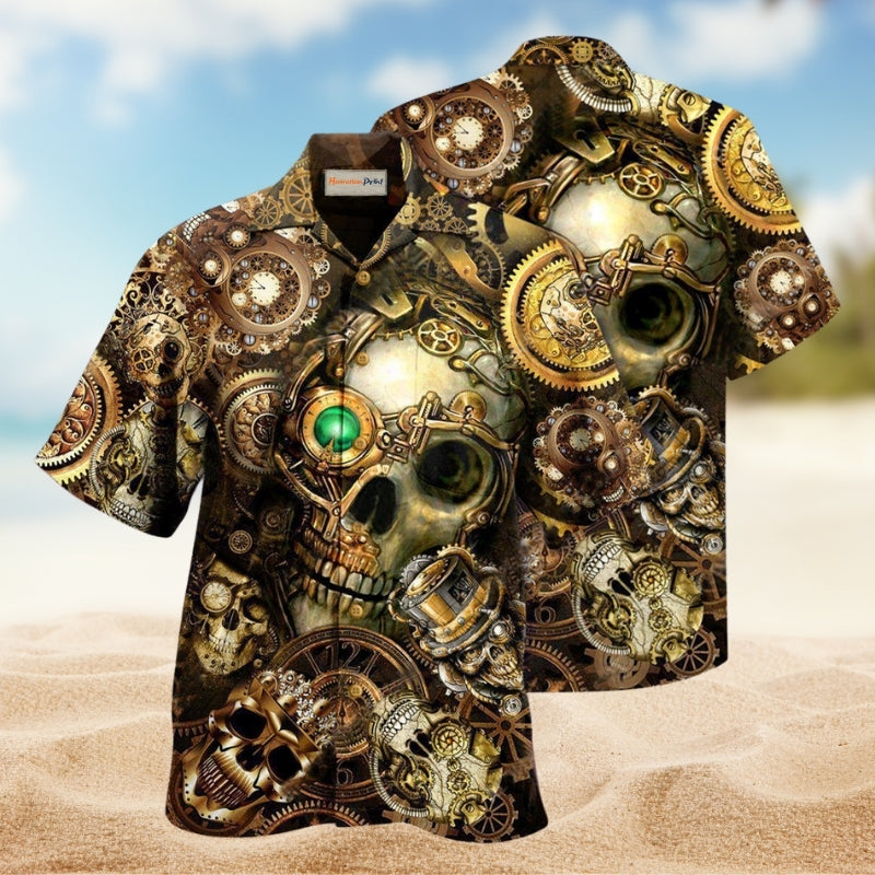 Skull Amazing Steampunk Limited Edition – Hawaiian Shirt