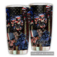 American Skull Personalized 20 Oz Tumbler For Coffee Travel And Daily Use