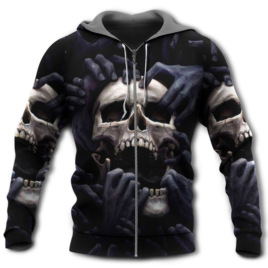 Skull And Darkness Art - 3D Hoodie