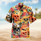 Skull Beautiful And Flowers Limited Edition – Hawaiian Shirt