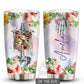 Skull Beautiful And Floral Personalized 20 Oz Tumbler