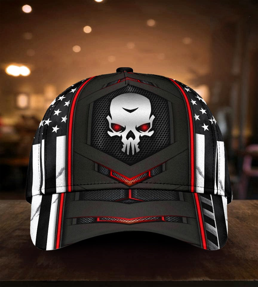 Skull Black Red Vibes – Classic Cap