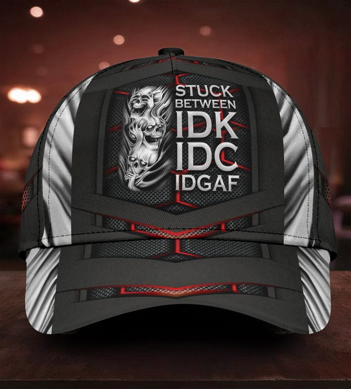 Skull Black Simple 1 – Classic Cap