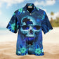 Skull Blue Hello Summer Style Limited Edition – Hawaiian Shirt