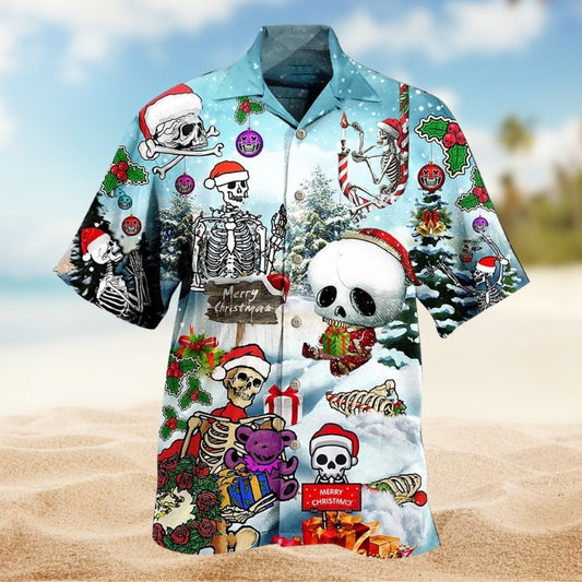 Skull Christmas Snow Limited Edition – Hawaiian Shirt