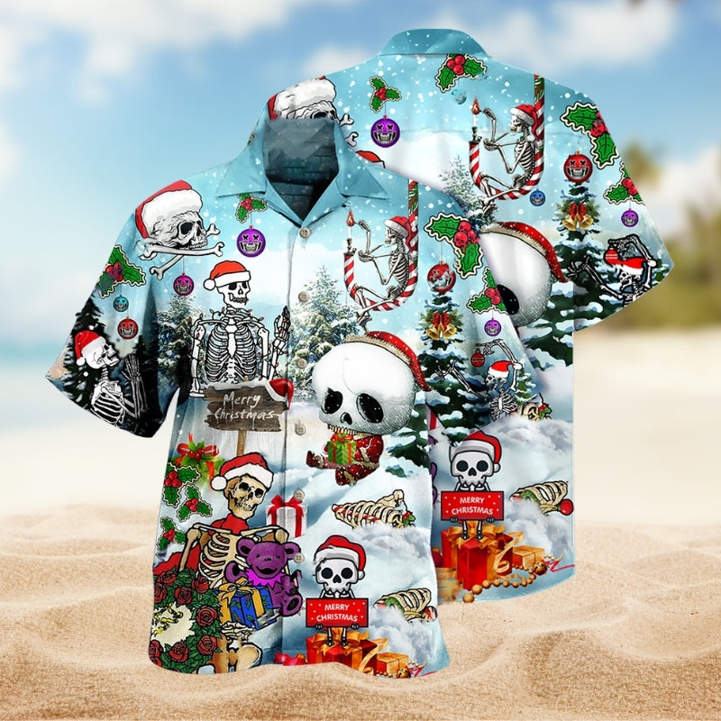 Skull Christmas Snow Limited Edition – Hawaiian Shirt
