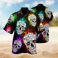 Skull Color Smile Say Hi Limited Edition – Hawaiian Shirt