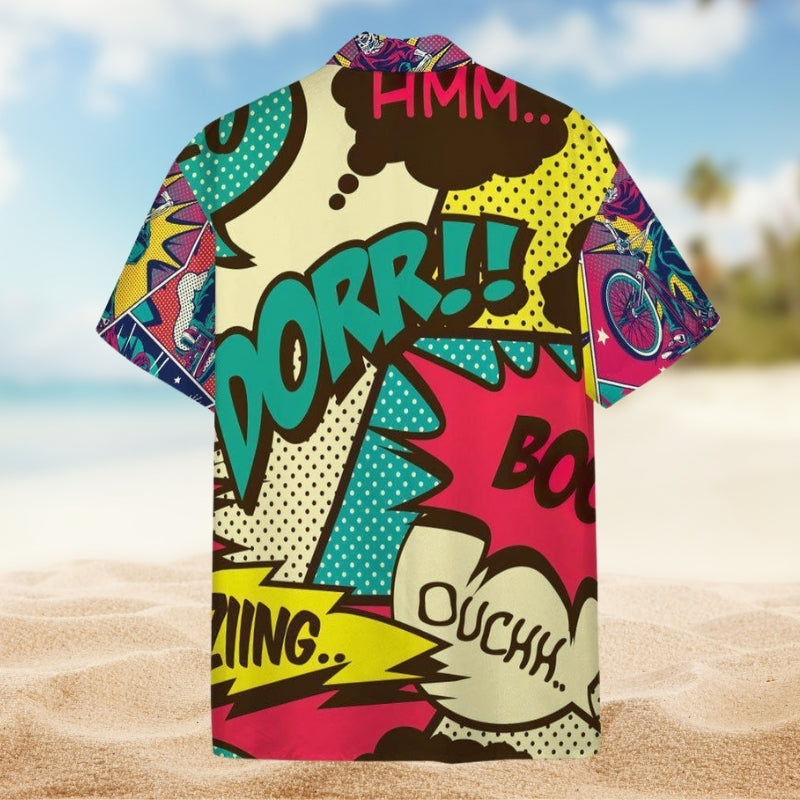 Skull Comic Riding Style Limited Edition – Hawaiian Shirt