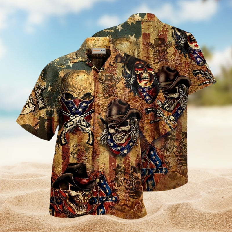 Skull Cowboy America Cool Style Limited Edition – Hawaiian Shirt