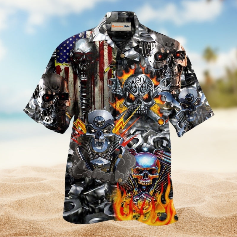 Skull Don’t Fix Me Skull Edition – Hawaiian Shirt