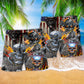 Skull Don’t Fix Me Fire Style - Beach Short