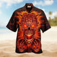 Skull Fire Love Red Smile Limited Edition – Hawaiian Shirt