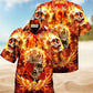 Skull Flaming Rose Edition – Hawaiian Shirt