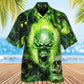 Green Skull Fear No Man Edition – Hawaiian Shirt