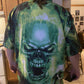 Green Skull Fear No Man Edition – Hawaiian Shirt