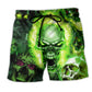 Skull Green Fear No Man – Beach Short