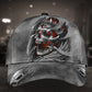 Skull Grey Pattern Style – Classic Cap